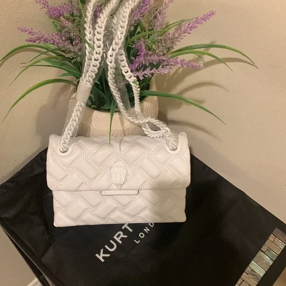 Kurt Geiger London Mini Kensington Drench Leather Shoulder Bag - Picture 15 of 16